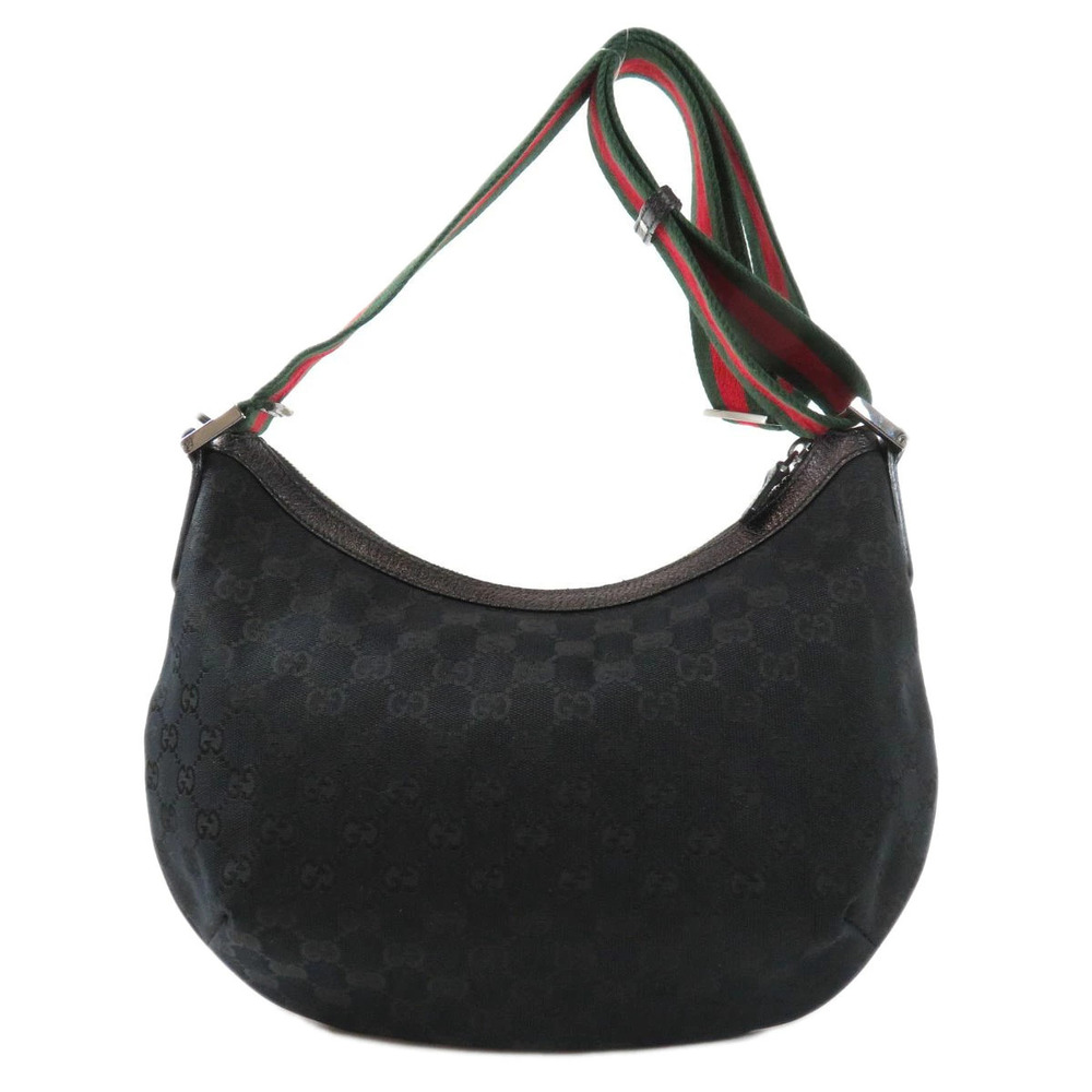 Gucci Messenger Bag GG Crossbody Canvas black canvas